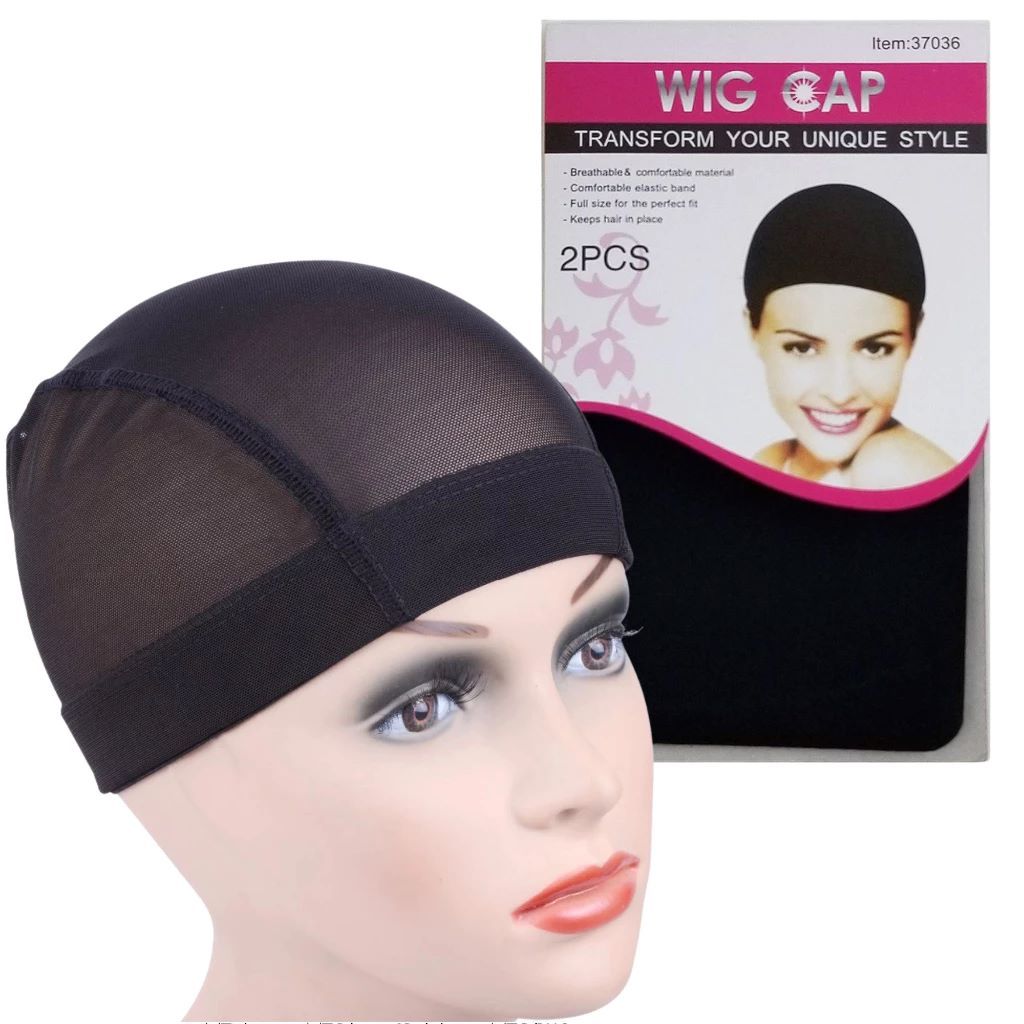 KIT 2 toca Cap para wig Touca fina para prender cabelos antes da peruca, full lace, front lance