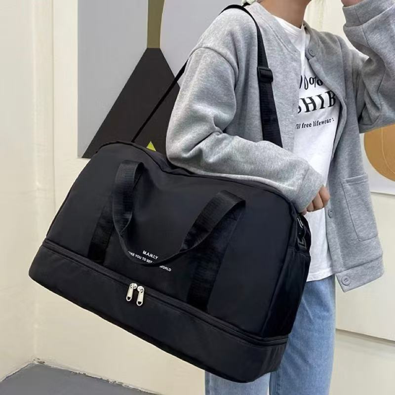 Bolsa Esportiva de Viagem com Compartimento Duplo e Ampla Capacidade Interna em Oferta na Shopee