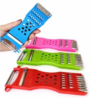 Descascador Multiuso 4 em 1 com 4 Lâminas Inox – Ralador, Fatiador e Cortador de Legumes em Oferta na Shopee