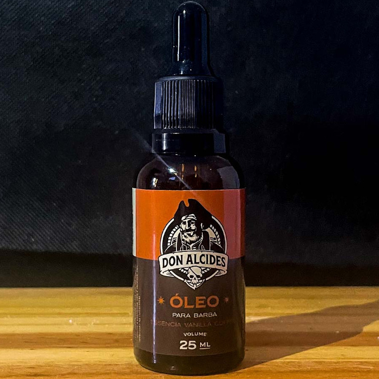 Óleo Para Barba Hidratante Vanilla Coffee 25ml Don Alcides