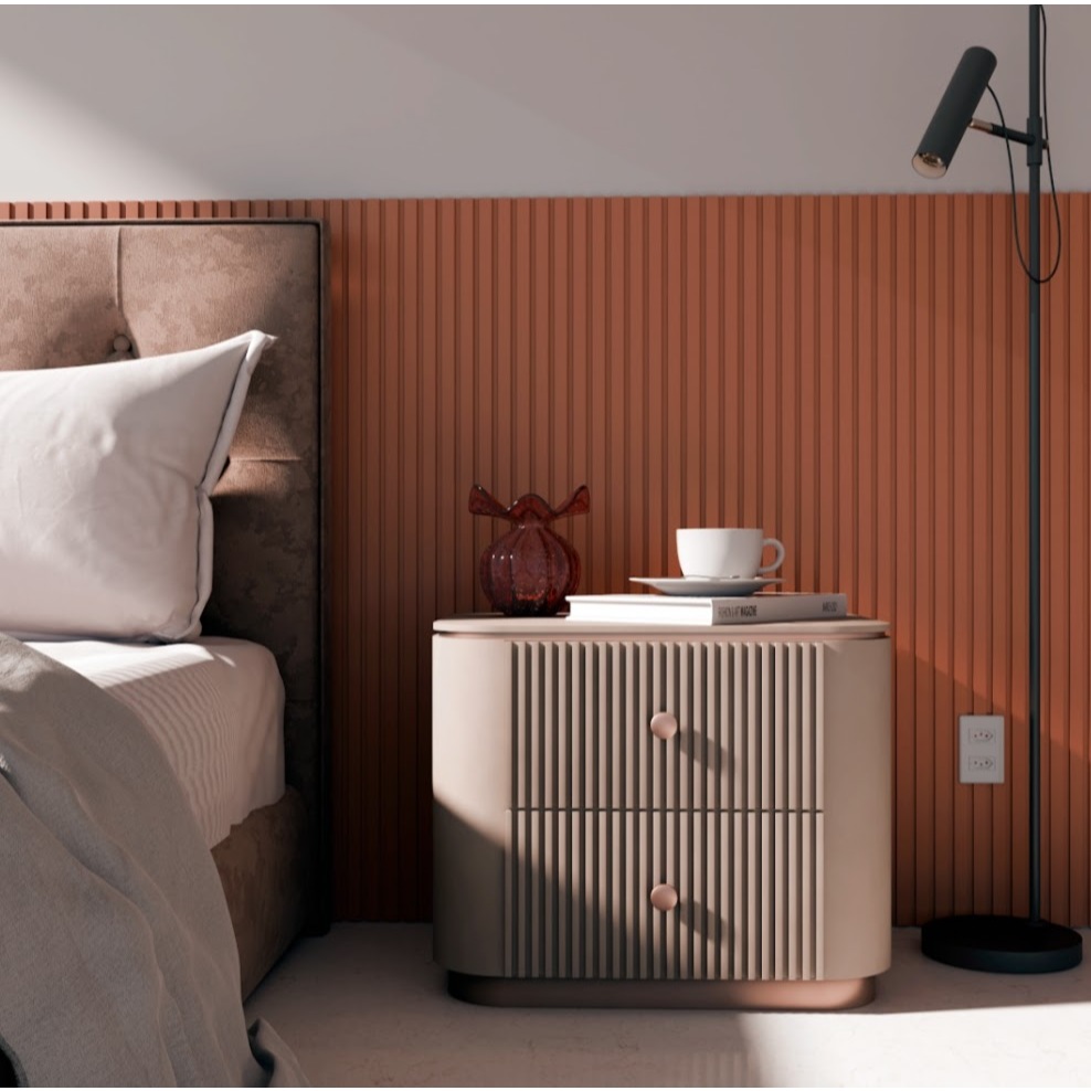 Painel Ripado Eva Sem Laminado Autocolante 10cm x 10 Metros Bronze em Oferta na Shopee