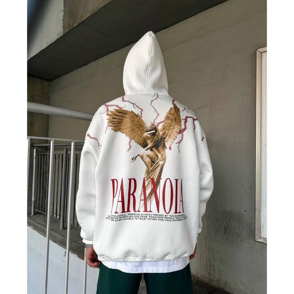 Moletom Capuz Angel Paranoia Anime Aftersoul Unissex Plus Size PP ao G3 Peluciado