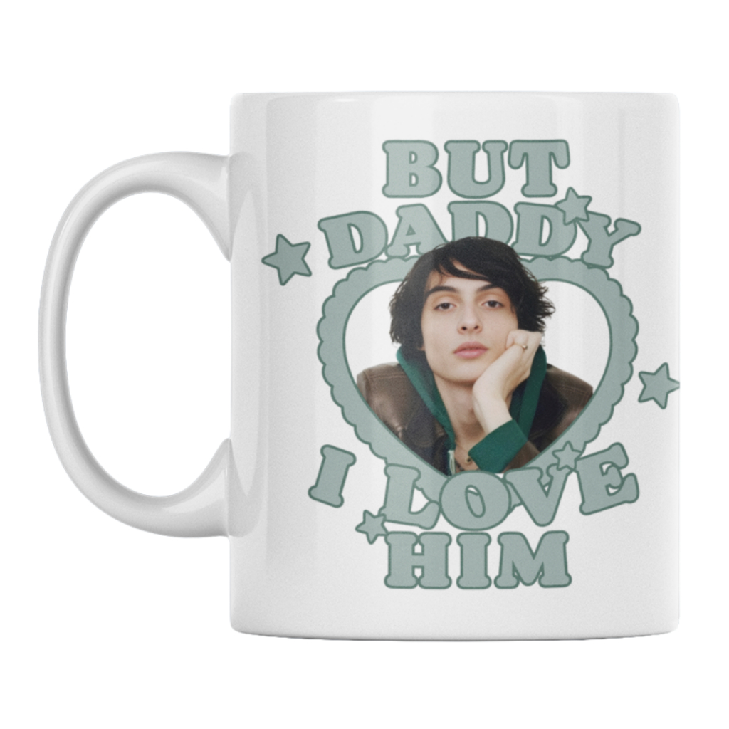 Caneca de Cerâmica But Daddy I Love Him Fã Finn Wolfhard