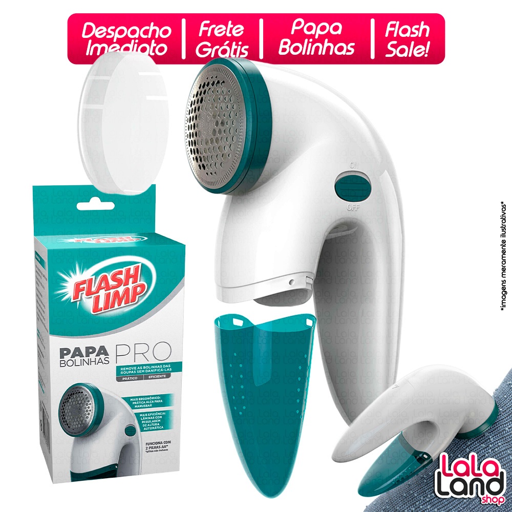 Papa Bolinhas Pro Com Compartimento Reservatório CST0139 Flash Limp Remove Pelos e Fiapos de Roupas em Oferta na Shopee