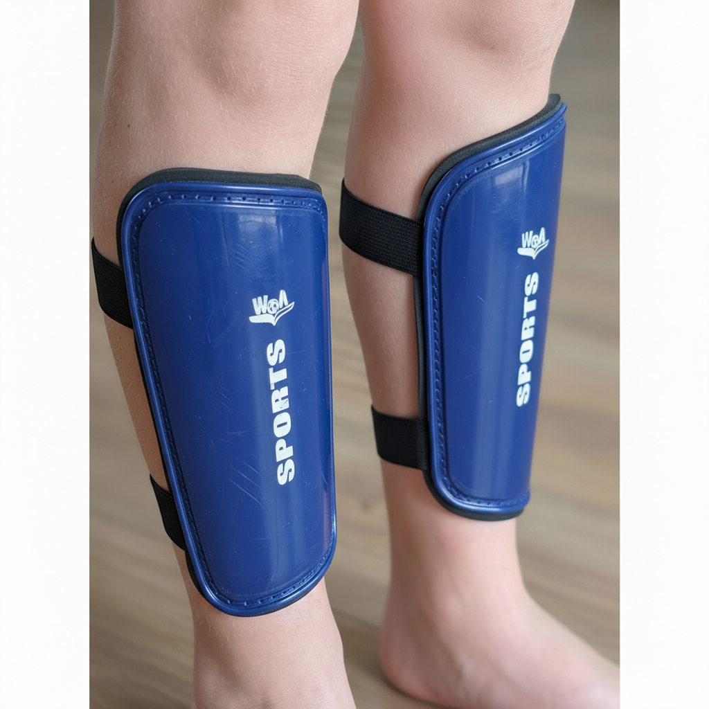 Caneleira futebol infantil