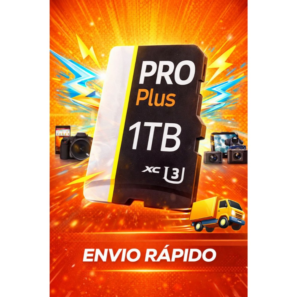 Cartão Micro SD Xiaomi 1TB – Velocidade, Espaço e Desempenho Profissional envio rápido