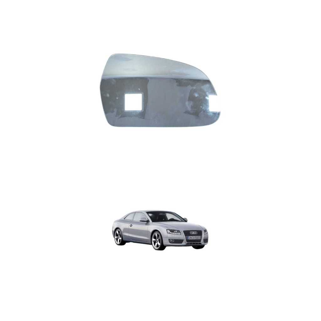 Lente Espelho Retrovisor Audi A4 A5 2010 A 2016 8K0857536F