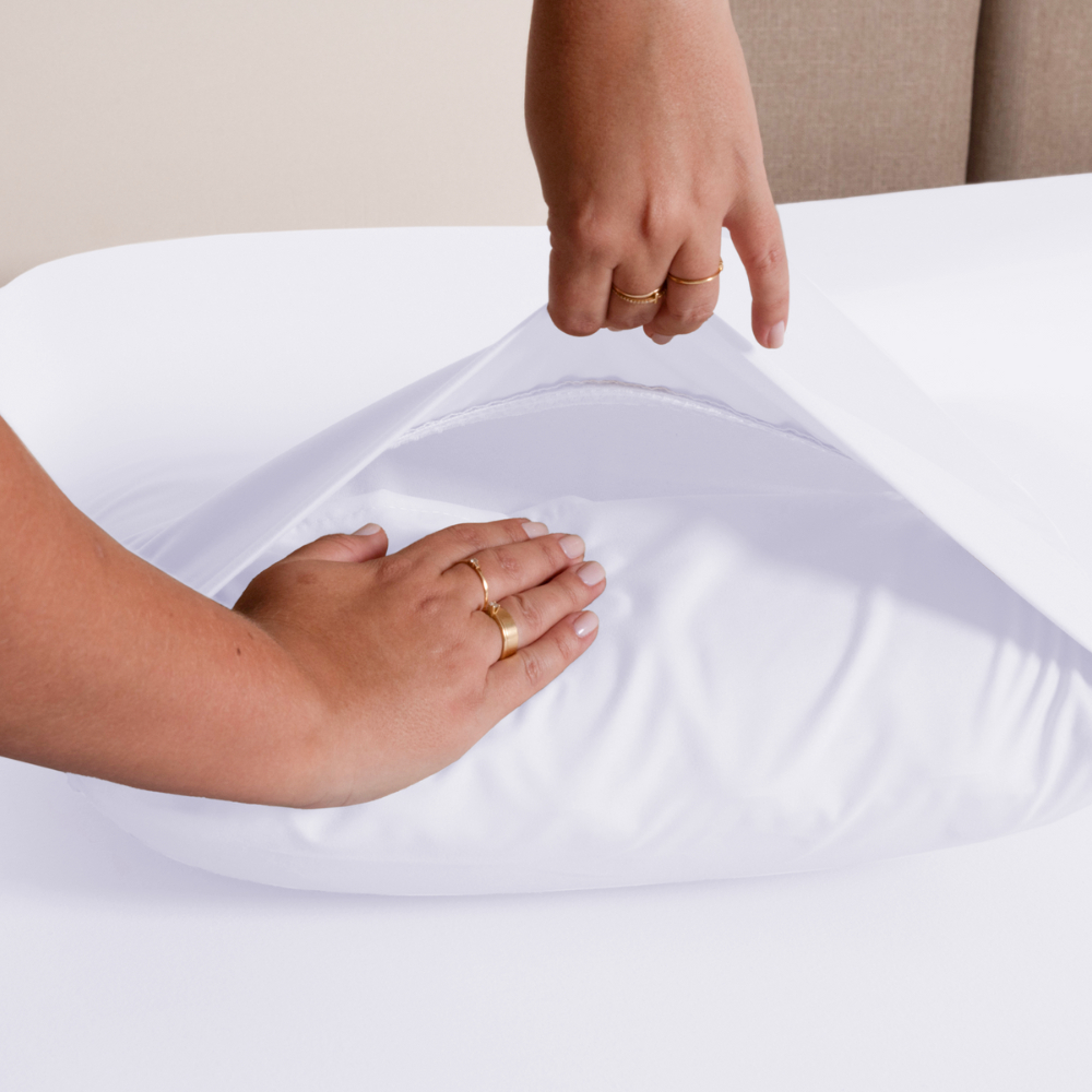 Par de Fronhas Versatile Ponto Palito 2 Peças 70cm x 50cm 100% Poliéster Micropercal 300 Fios