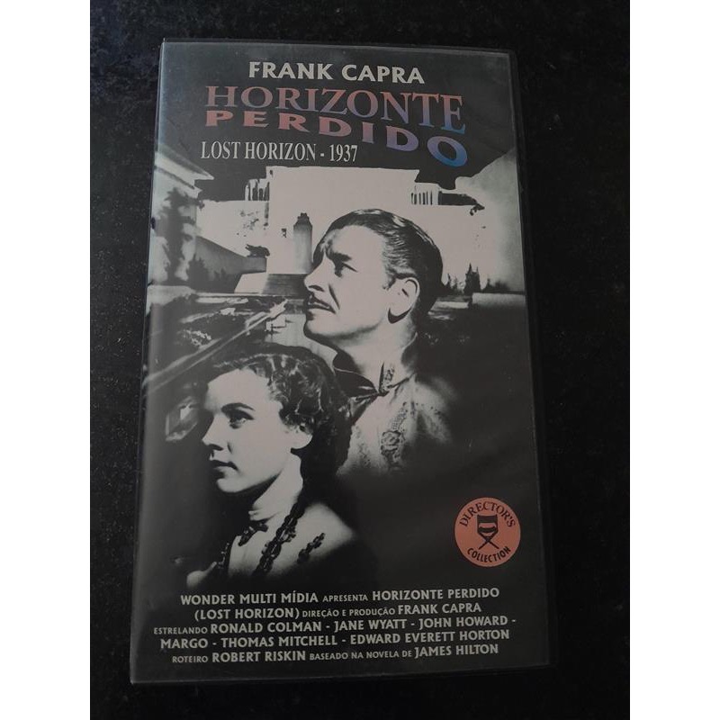 VHS Horizonte Perdido Frank Capra Legendado