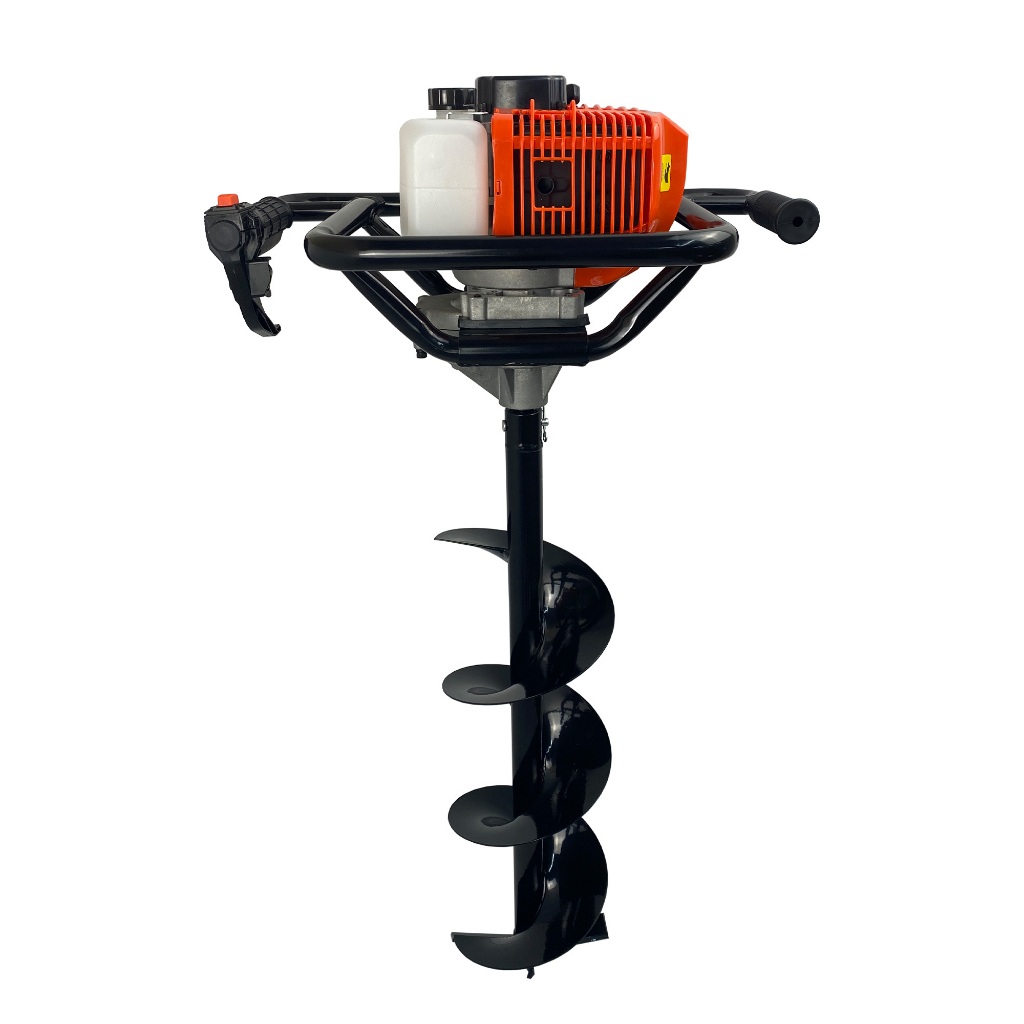 Perfurador de Solo a Gasolina 52cc 2,5HP com Brocas 80x20cm + 80x15cm FAK520PS Carbon Fak · foto 2