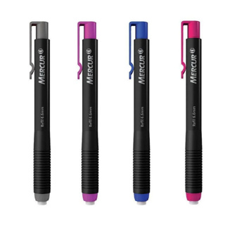 CANETA BORRACHA COLOR MERCUR em Oferta na Shopee