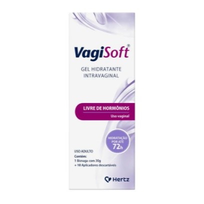 VAGISOFT 30G - HIDRATANTE INTRAVAGINAL COM 10 APLICADOR