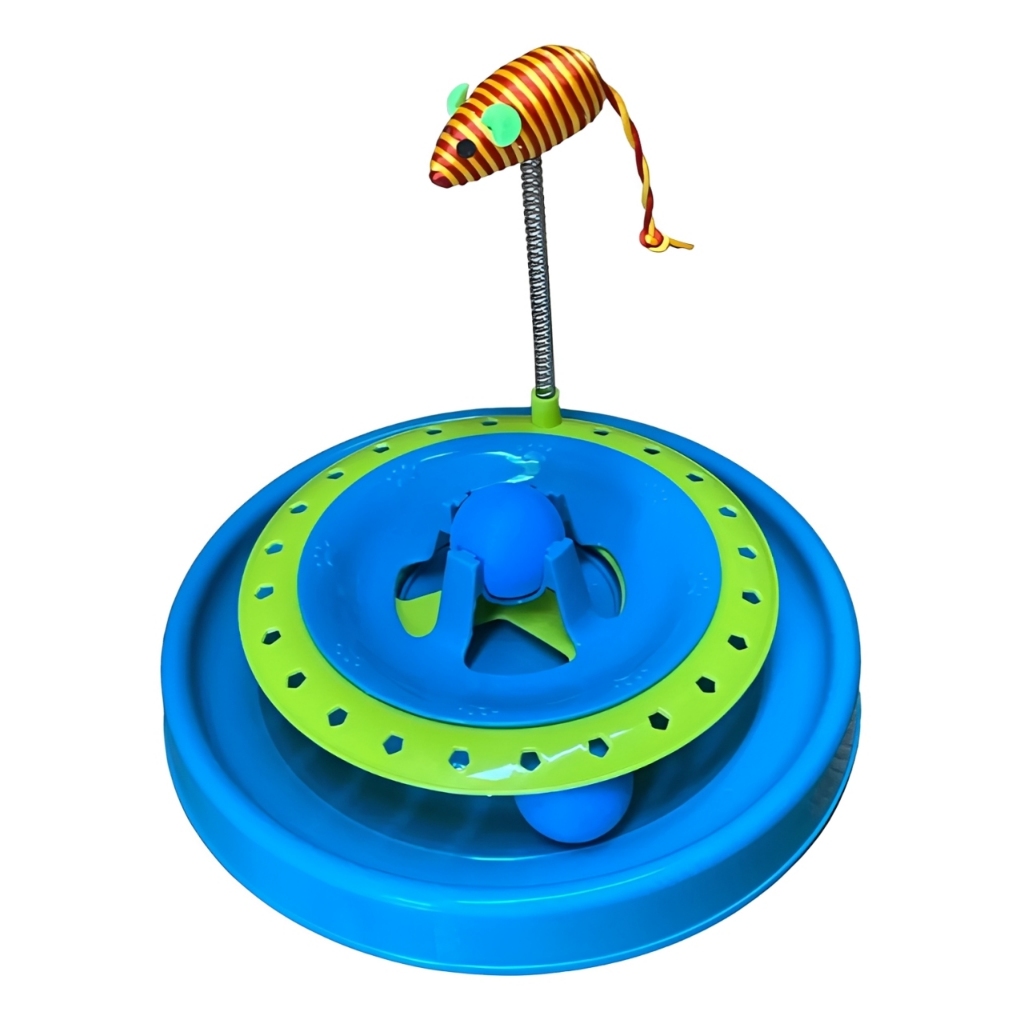 Brinquedo Interativo P/ Gatos Disco Corre Torre Ratinho em Oferta na Shopee