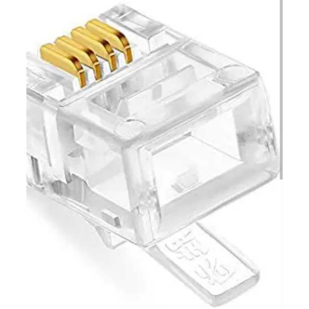 Conector Rj11 6x4 4 vias Exbom