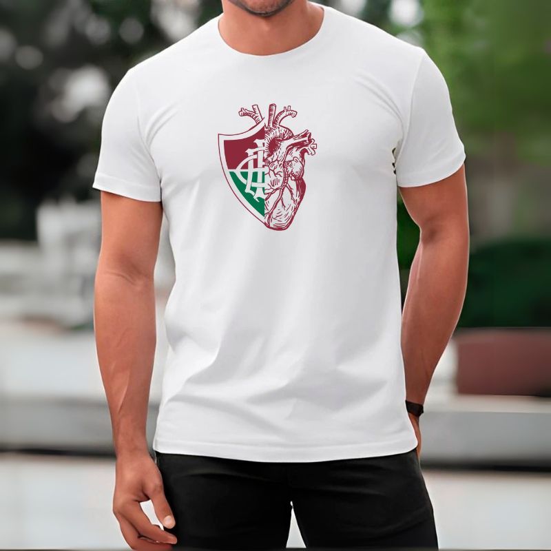 Camisa Do Fluminense Masculina Coraçao Fluminense Camisa Do Fluzao