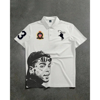 Camiseta Polo Estampada Mc Kevin Streetwear Graphic Tees Camisa Respiravel Aesthetic ENVIO IMEDIATO em Oferta na Shopee