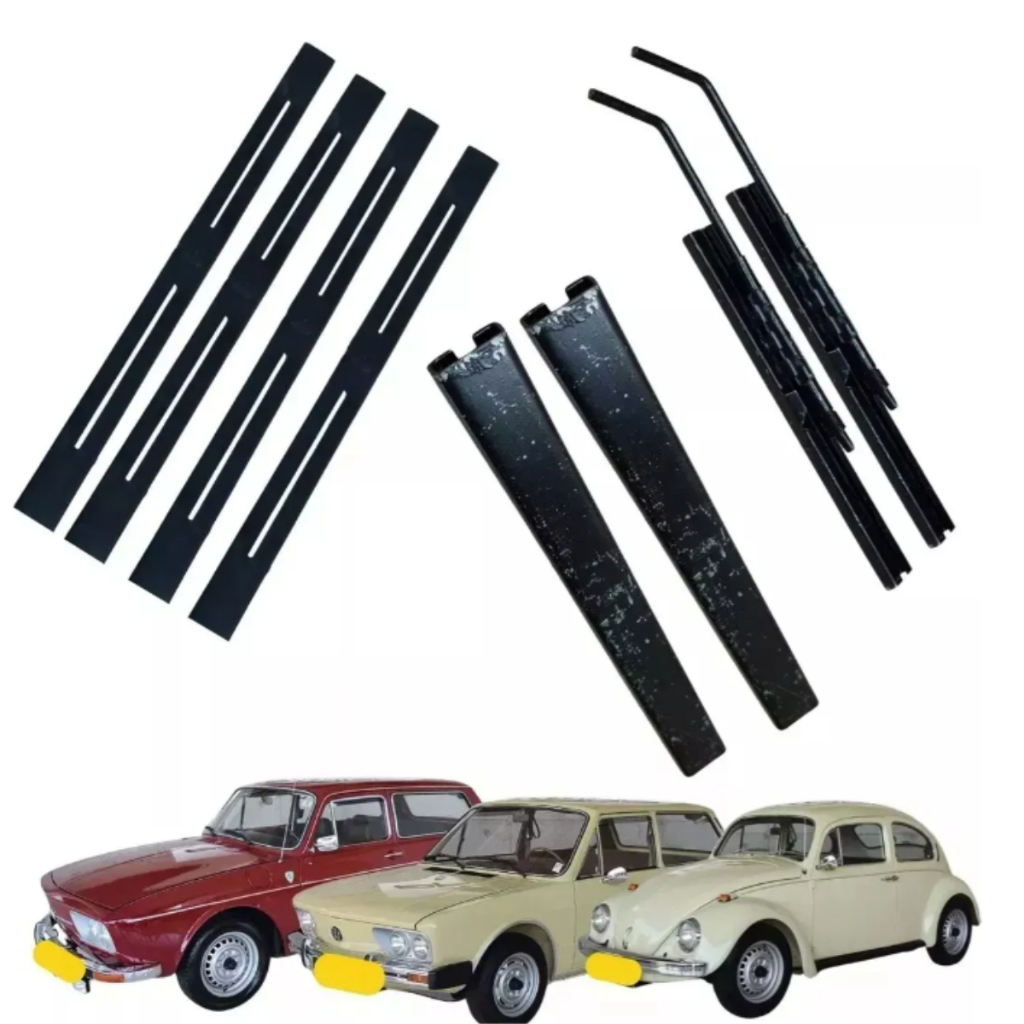 Jogo Trilho Duplo Banco Com Capa Deslize Fusca Brasilia