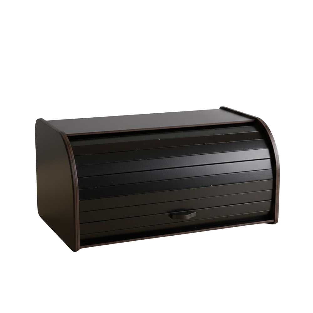 Porta Pães Preto Grande Café Guarda Bolachas Pão Biscoitos Frescos Decoração e Utilidades do Lar