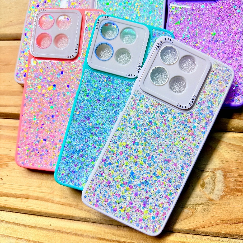 Capa capinha Anti Impacto com suporte de coração Glitter para motorola Moto edge 60 Fusion / Moto Edge 60 - pop glitter