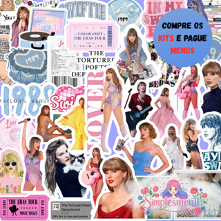 50 Stickers Taylor Swift – Adesivos Fofos para Planner, Notebook e Bullet Journal em Oferta na Shopee
