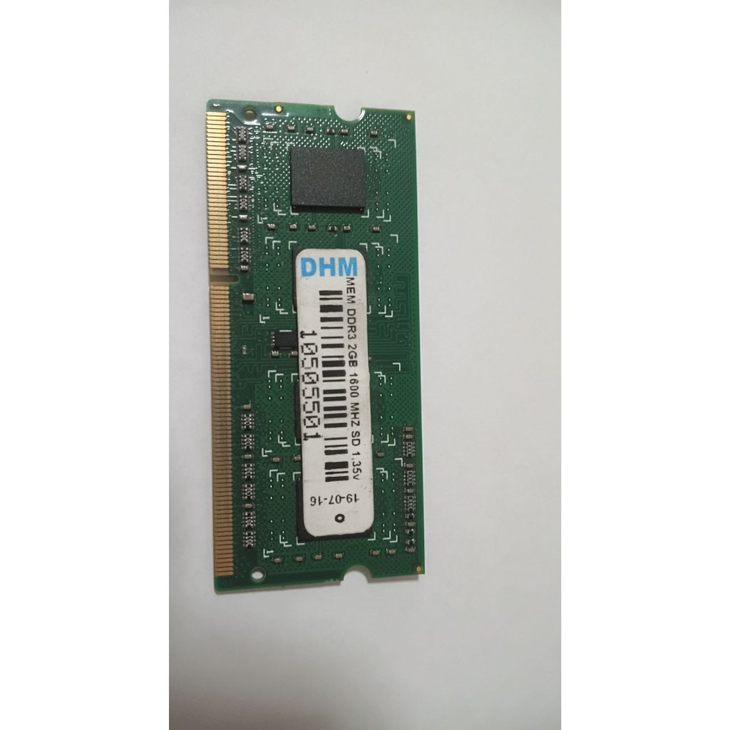 Memória RAM 2 Gb DDR3 1600 MHZ SD 1,35v para Note Book