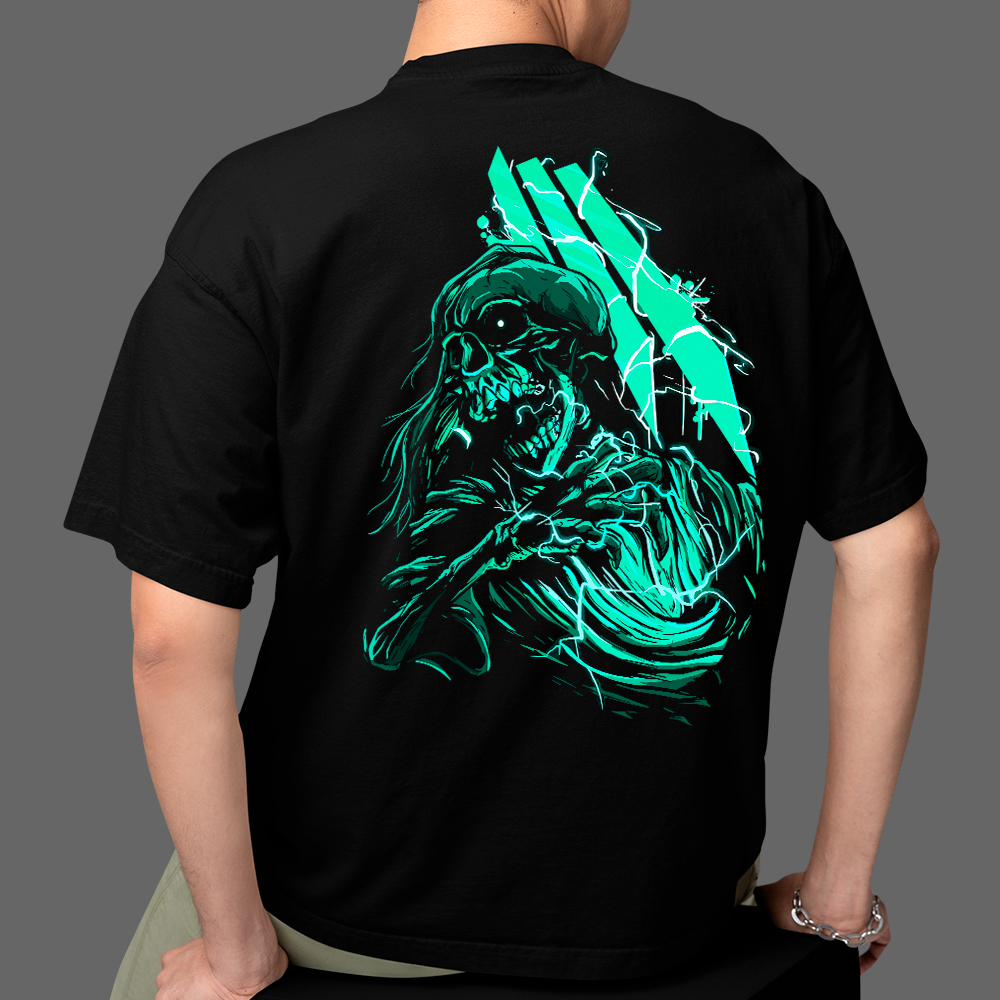 Camiseta Oversized Skrillex DJ Arte Street OWSLA Unissex