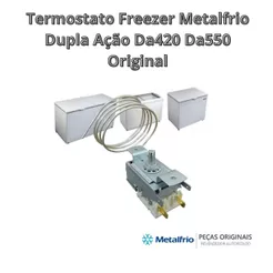 Termostato Freezer Metalfrio Dupla Ação Da420 Da550 Original