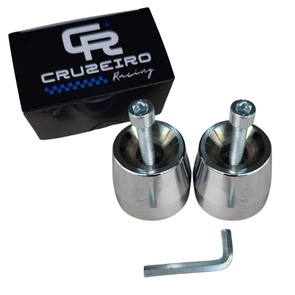 Peso Pesinho de Guidão Universal Ferro Cruzeiro Racing Par Completo /Modelo PCX CG Cargo Titan Biz