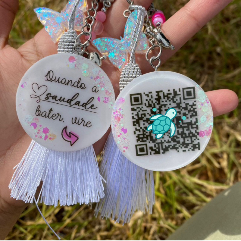 Chaveiro personalizado com voz, video, foto, eternização de momento em Oferta na Shopee