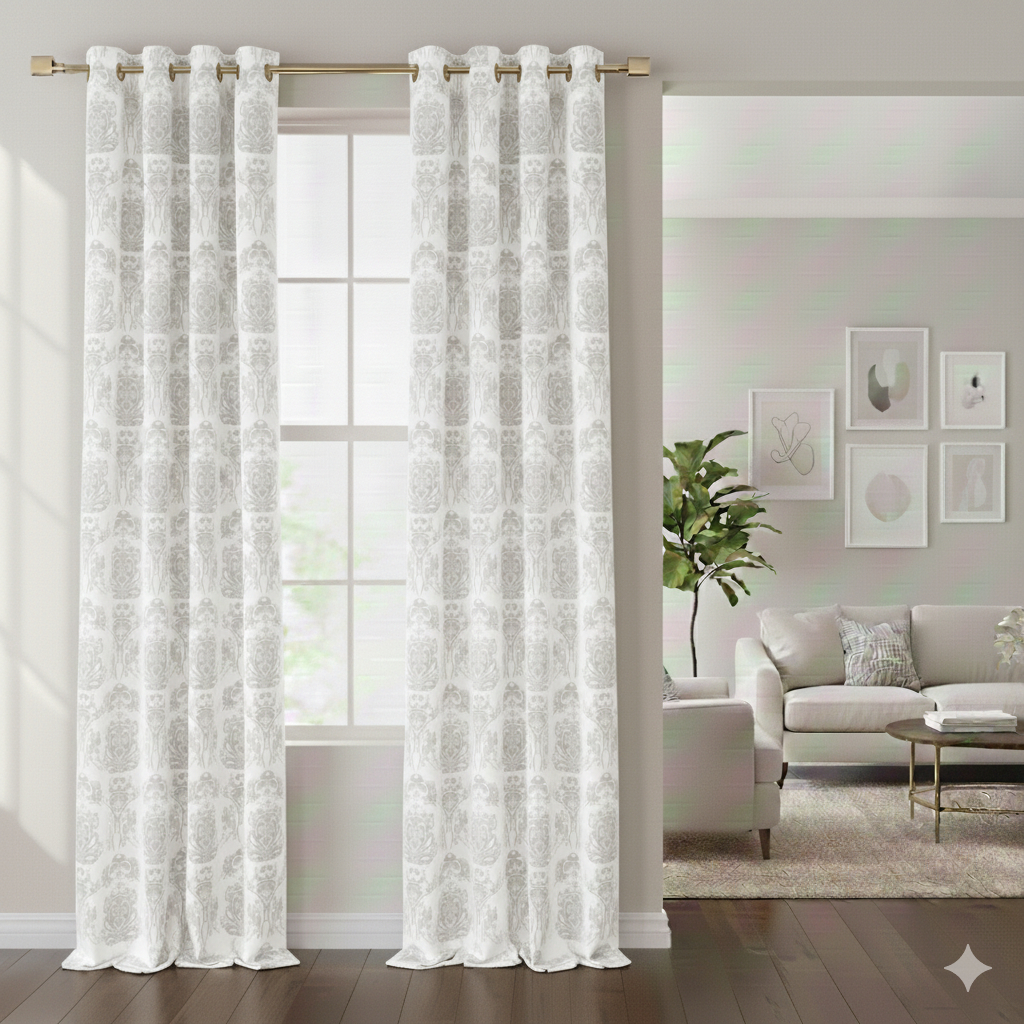 Cortina Jacquard Semi Blackout 2,80 X 2,30 Altura em Oferta na Shopee