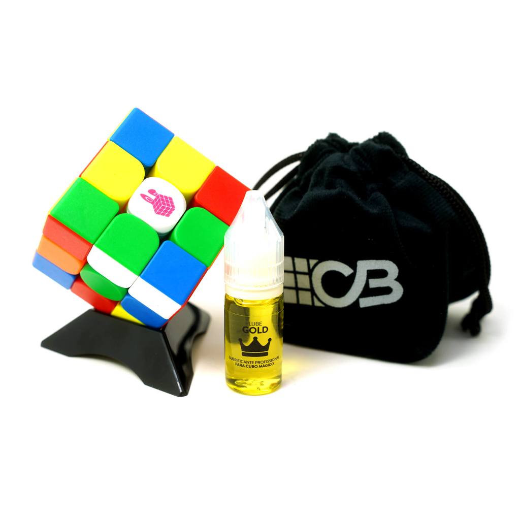 Cubo Mágico 3x3x3 Sc Light Cuber Brasil Suzane Coelho + Super Kit