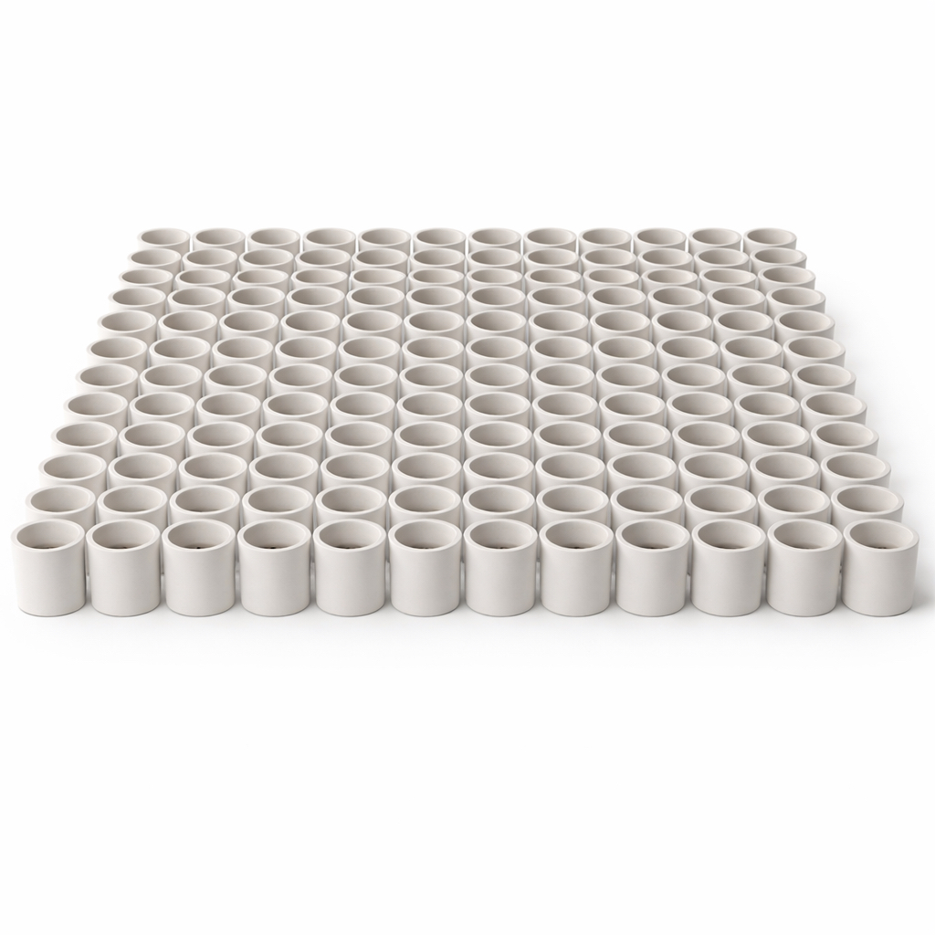 Kit econômico 50 vasinhos de gesso para velas aromáticas e mini suculentas ideal para lembrancinha e presentes casamento