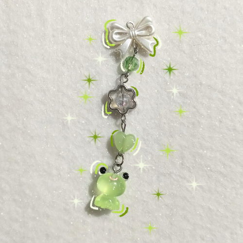 Phone Strap Chaveiro Sapinho Cottagecore Aesthetic - Fanbeads