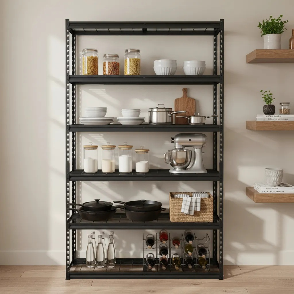 Estante Industrial Aço Galvanizado 5 Prateleiras 90 x 40 x 180cm suporta até 900kg em Oferta na Shopee