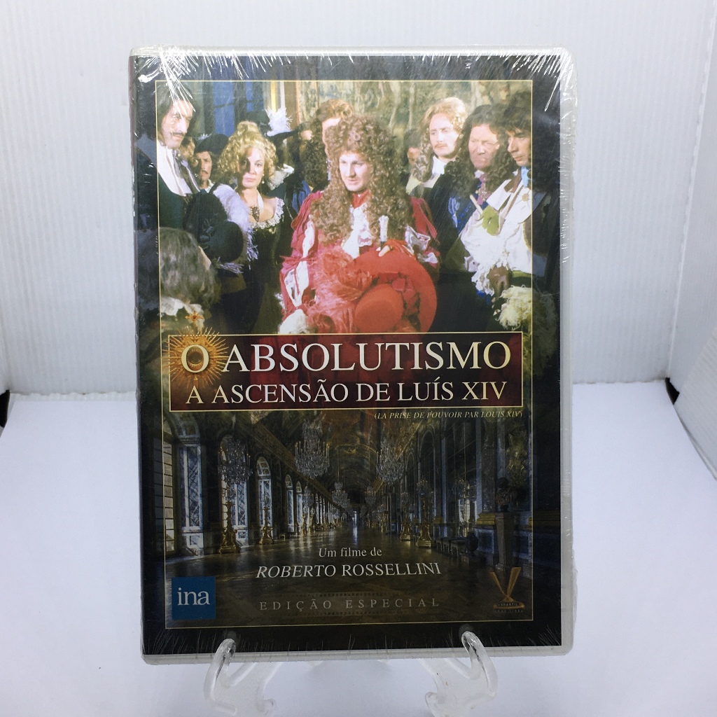 DVD - O Absolutismo - A Ascensão de Luís XIV - Roberto Rossellini - Novo / Lacrado