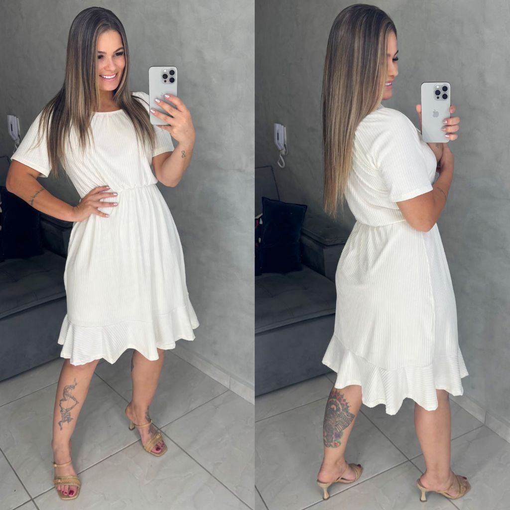 Vestido Feminino Plus Size Fresco Casual Super Confortável Moda Tendência Versátil e Elegante