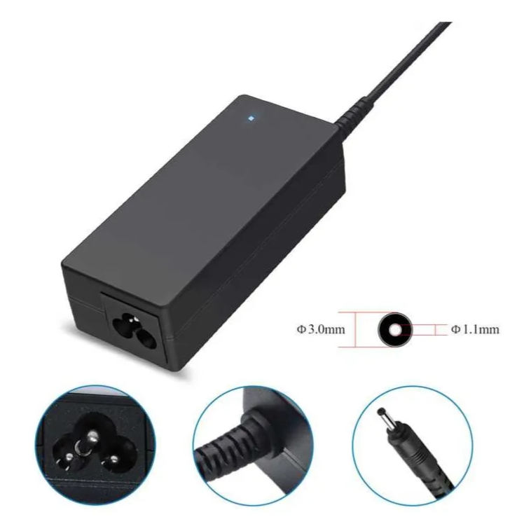 Fonte De Notebook Compatível Com Acer Aspire Aspire 5-A515-54 Bivolt Pino 3,0x1,1mm 65w