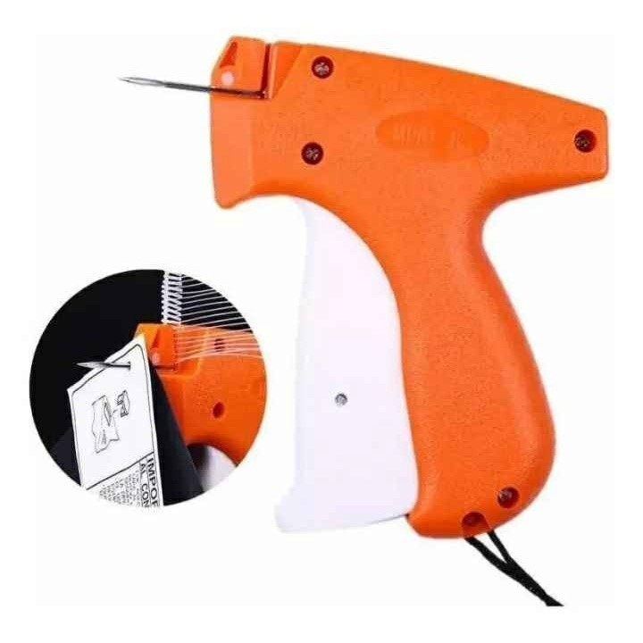 Kit Etiquetadora Aplicador de Etiquetas / Tag + Pinos Plásticos p Roupas e Tecidos