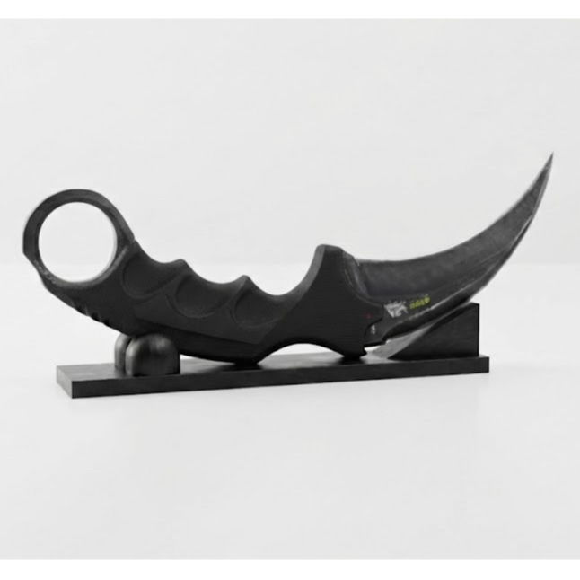 Suporte Base Expositor Para Faca Karambit CS:GO Stand Decoração Mesa - (Não Acompanha Faca)