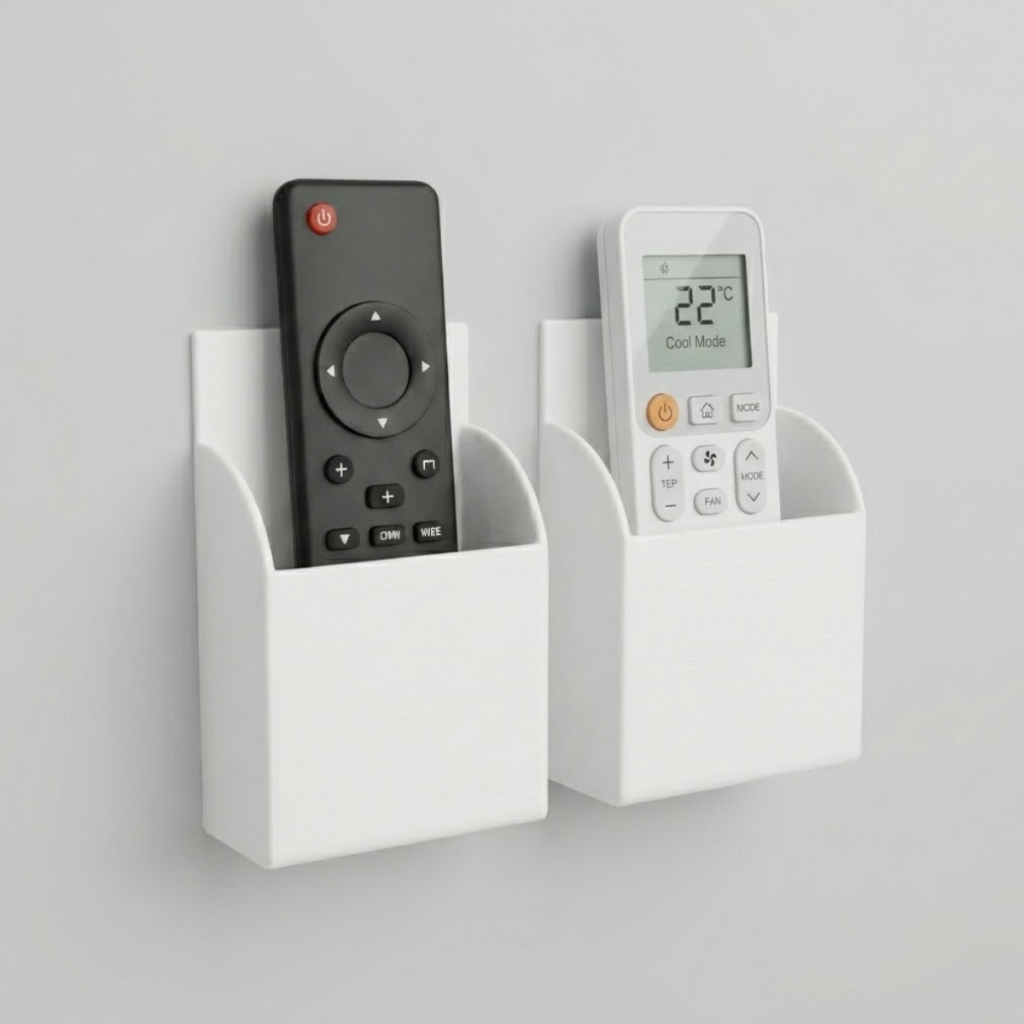 Suporte Multiuso de Parede Controle Remoto Ar Condicionado Porta Controle Smart TV