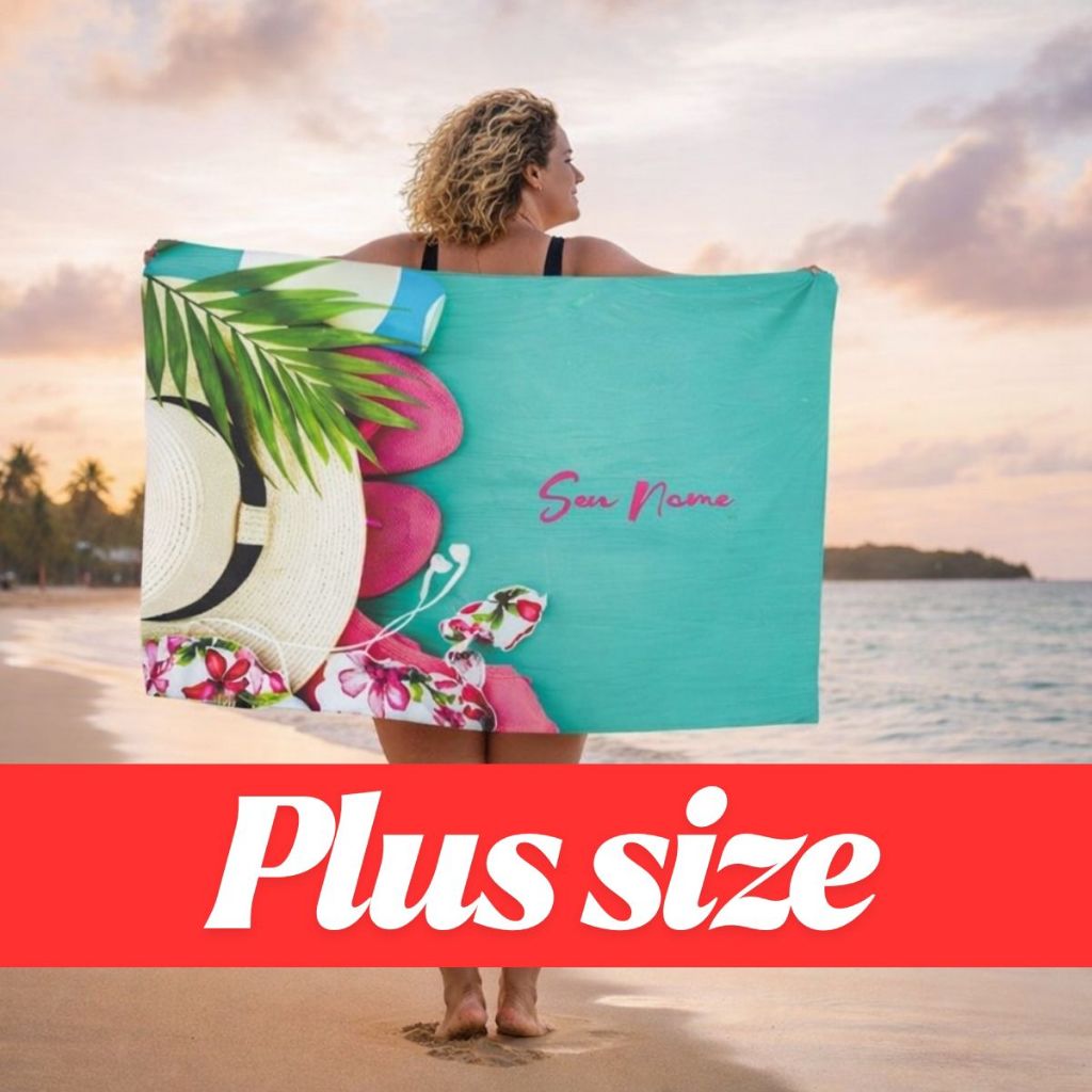Canga Plus Size Personalizada com Nome Logo Frase 2x1,10