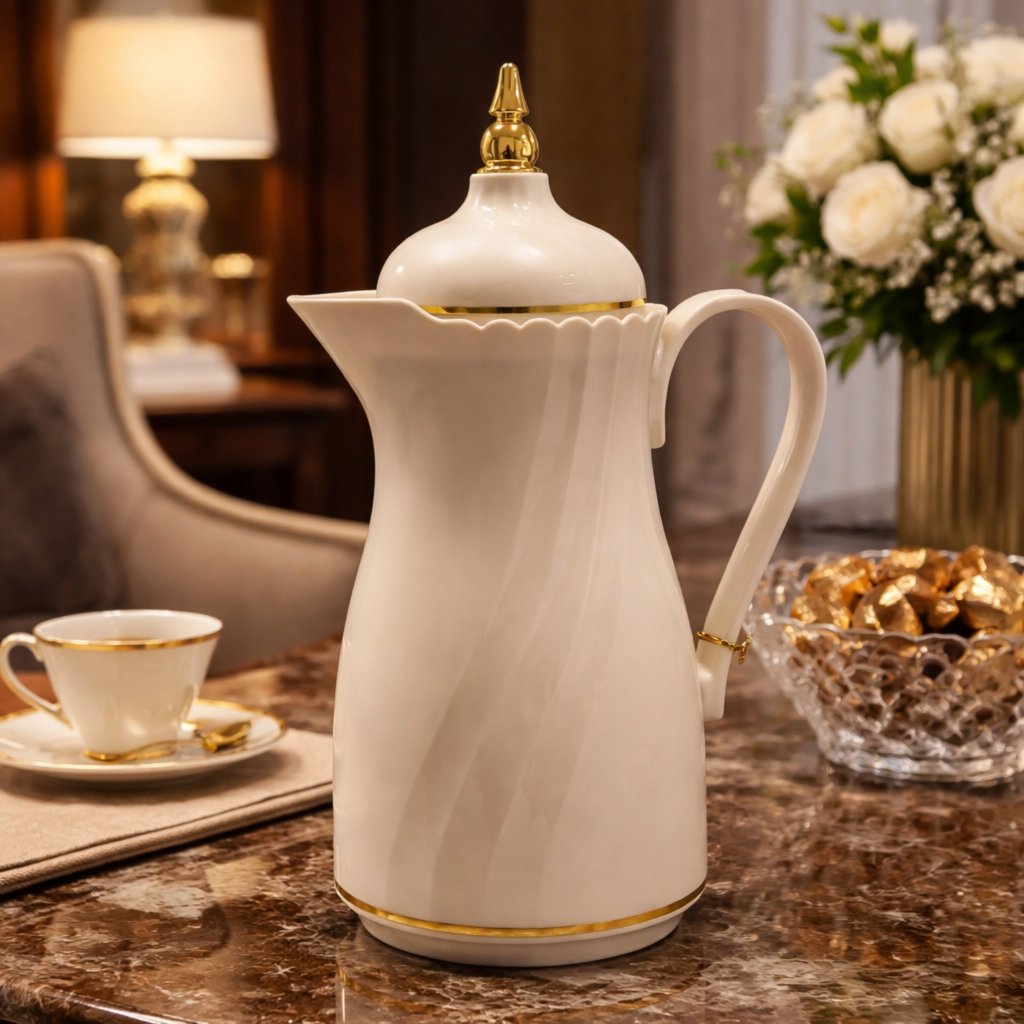 Garrafa Térmica Café 1 Litro Quente Frio Premium Elegante