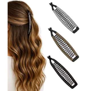 Kit 2/4/6/unidades Presilha de Cabelo Prendedor Banana Adulto Penteado Rabo em Oferta na Shopee