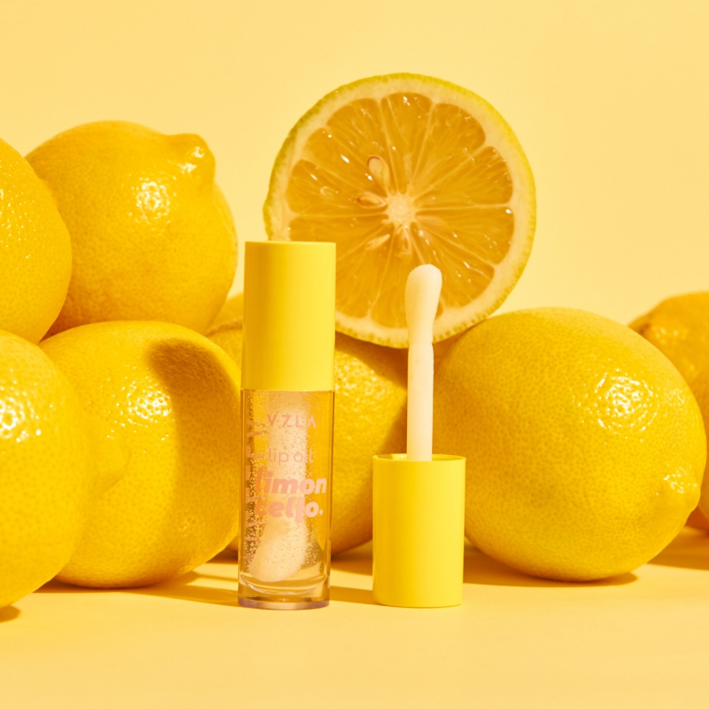 Imagem Lip Oil Limoncello Óleo Labial Hidratante Confortável Brilho Vegano Original Vizzela