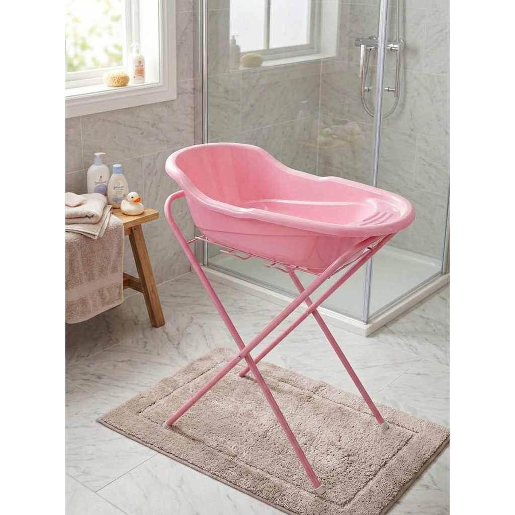 Suporte Resistente e Compacto para Banheira de Bebê Dobrável