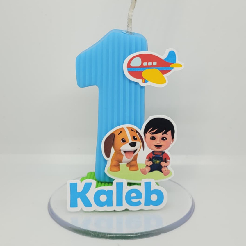 VELA PERSONALIZADA TEMA BENTO E TOTÓ VELA DE BISCUIT PARA FESTA DE ANIVERSARIO em Oferta na Shopee