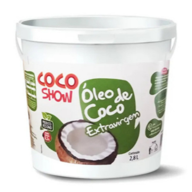 Balde Óleo de Coco Extravirgem 2,8L Coco Show - Copra