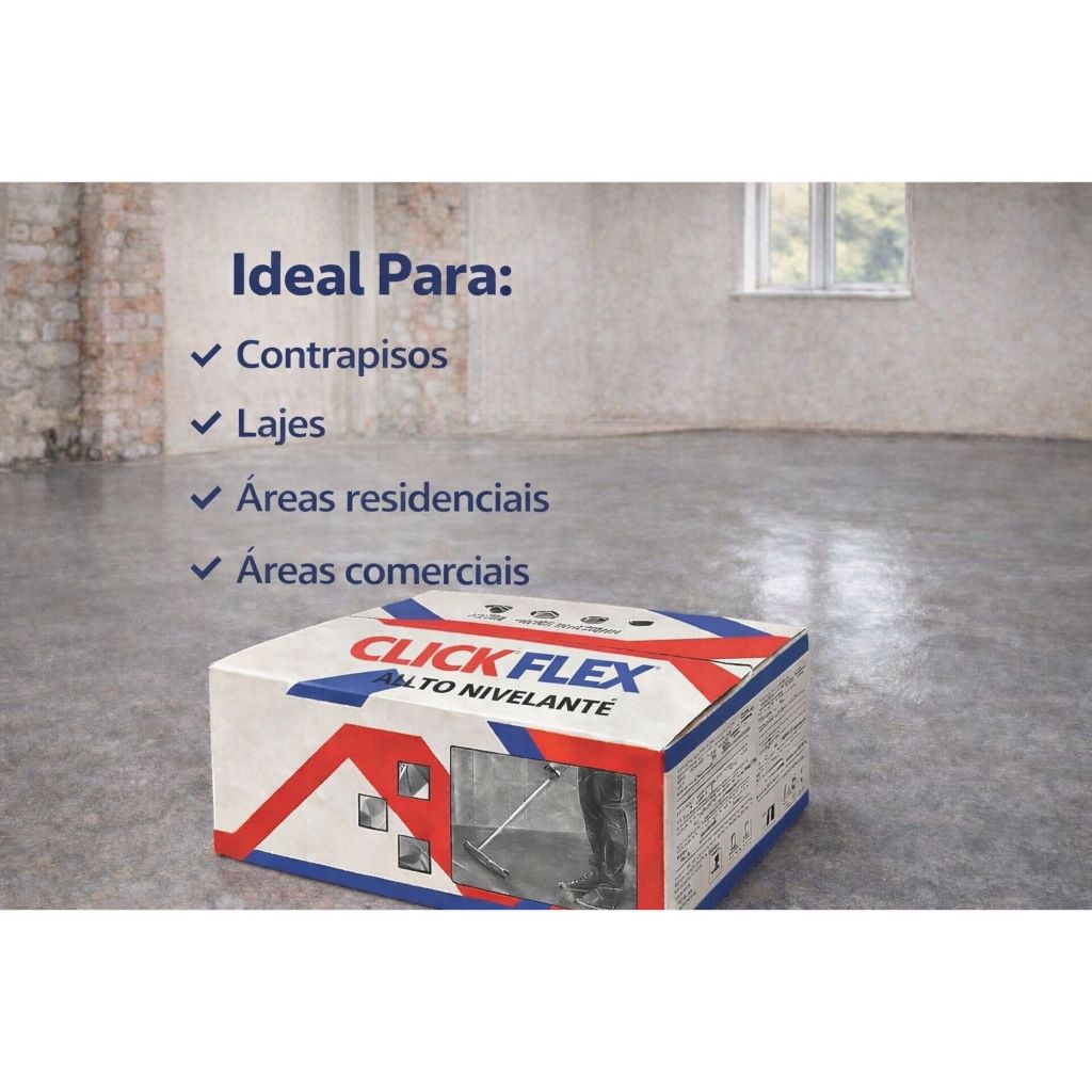 QUEIMA DE ESTOQUE - Cimento autonivelante Linha Premium Cinza 20kg - Casa e Construção