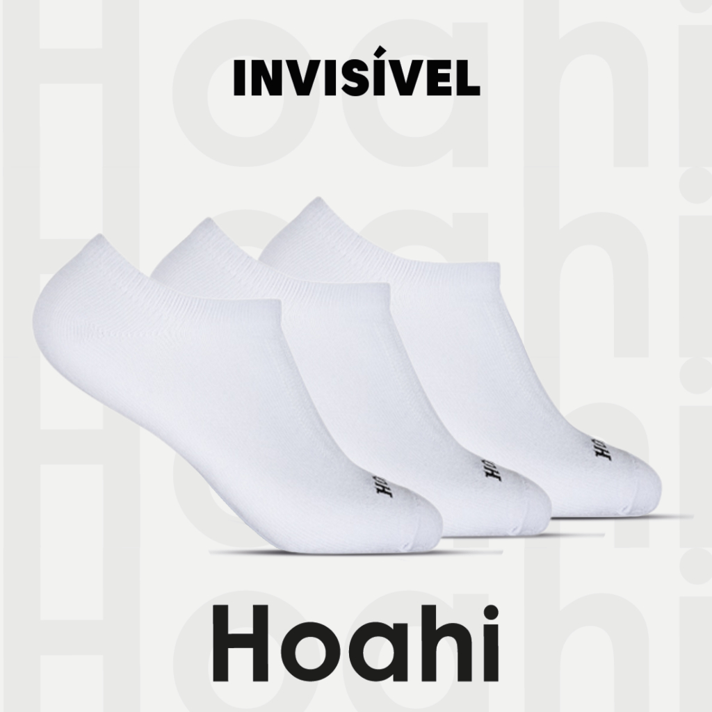 Kit 3 Pares De Meia Invisível Hoahi em Oferta na Shopee