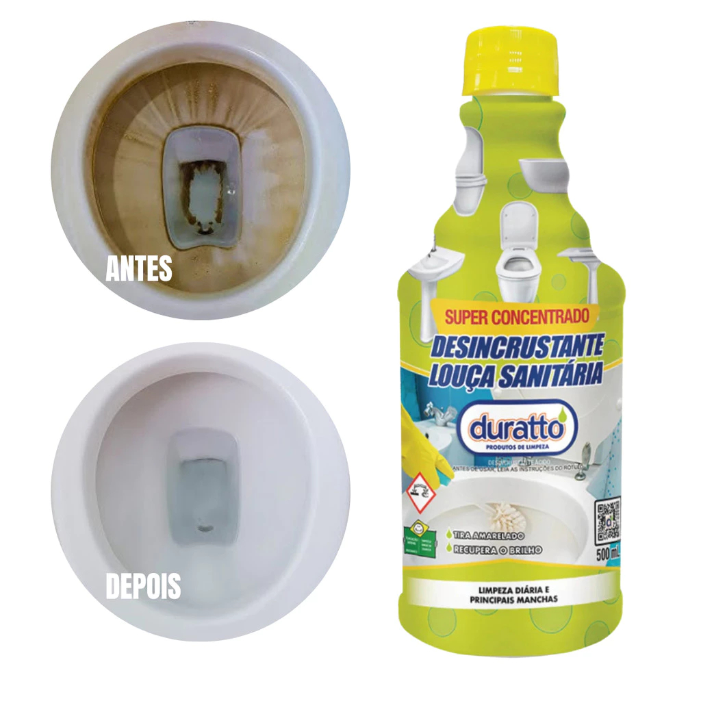 DURATTO DESINCRUSTANTE P/ LOUCA SANITARIA 500ML